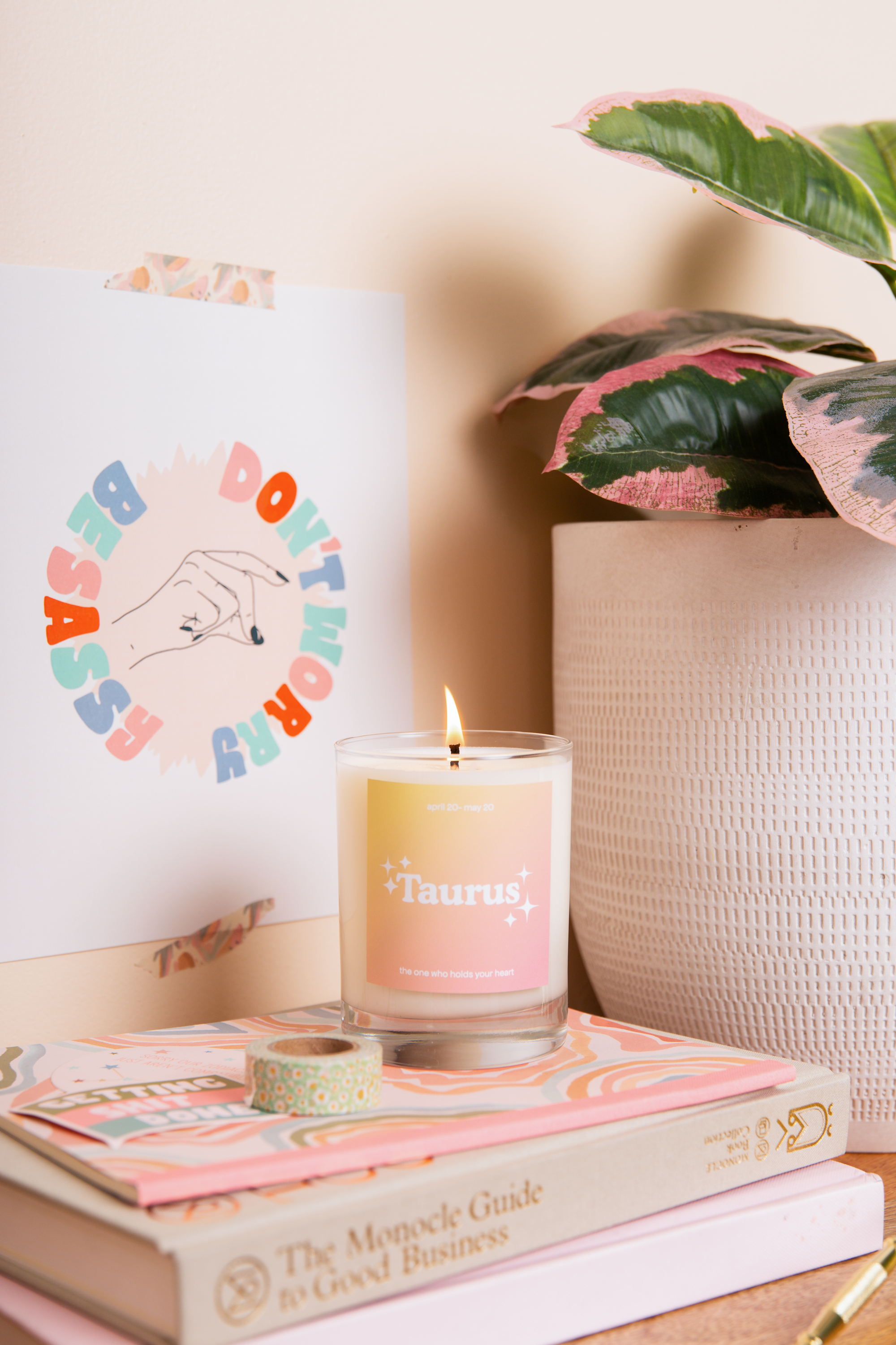 Candle Rocks Glass - Astrology