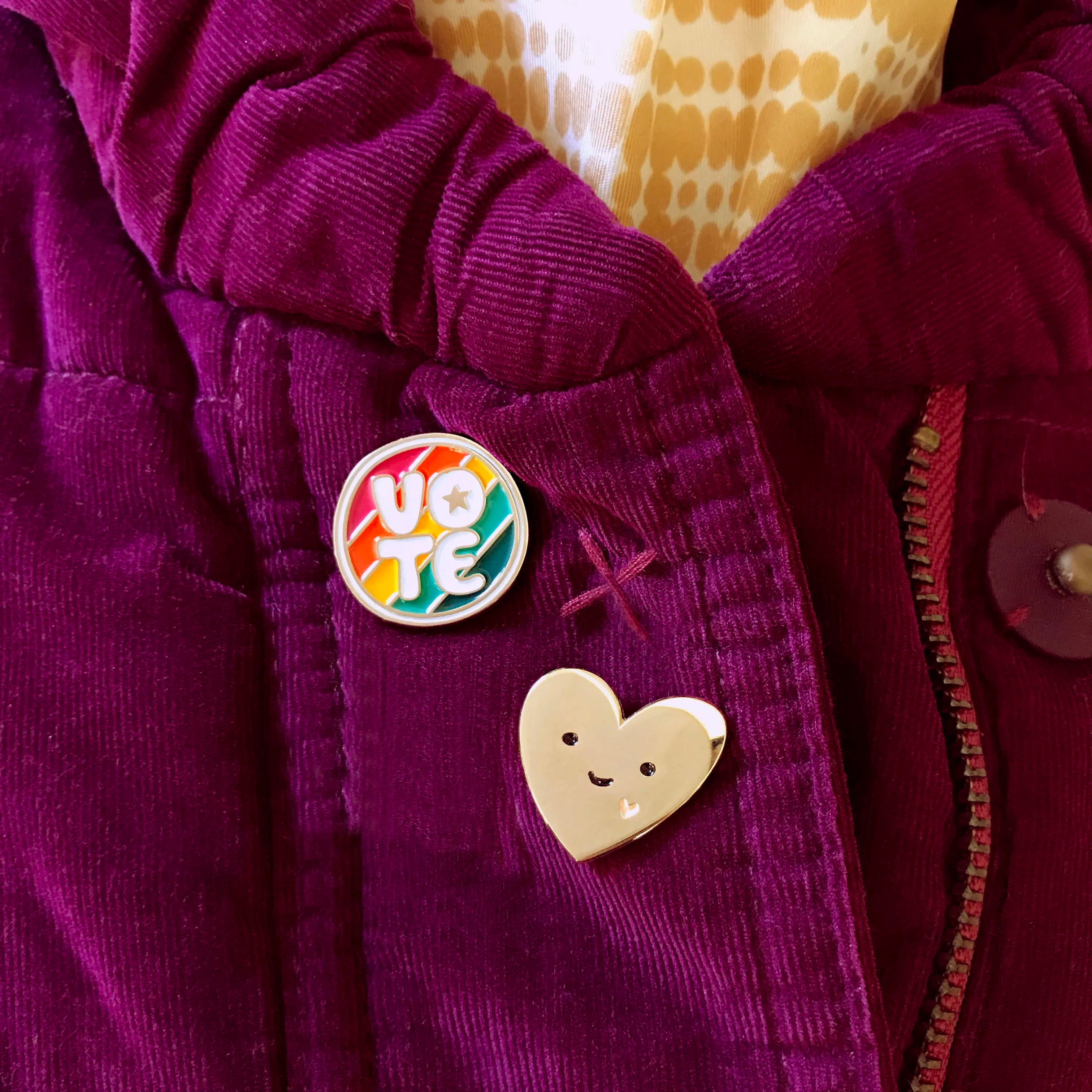 Vote Enamel Pin