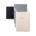 Wedding Vows Foil Embossed Linen Notebook | Neutral Hues