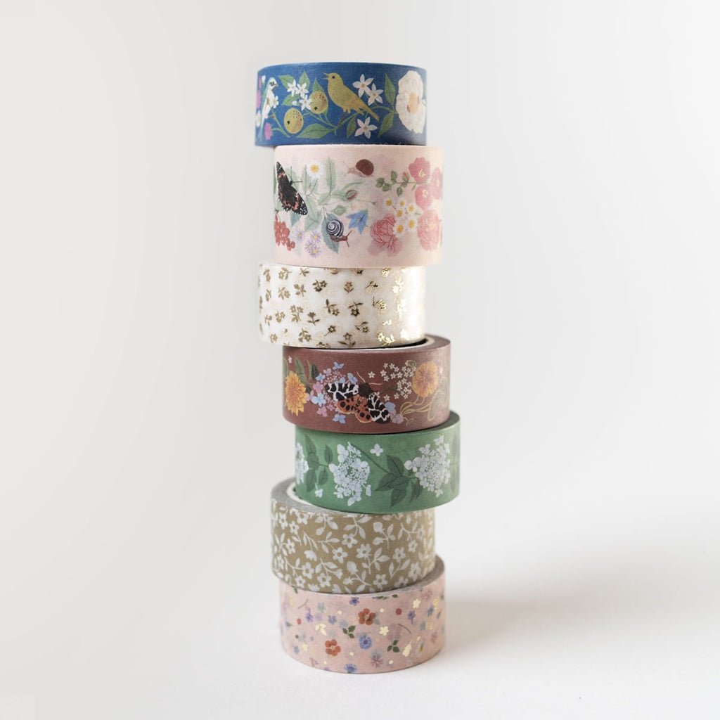 PETITE GOLD FLORA | Washi Tape