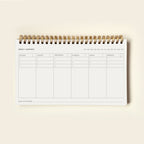 WILD FLOWERS | UNDATED WEEKLY PLANNER